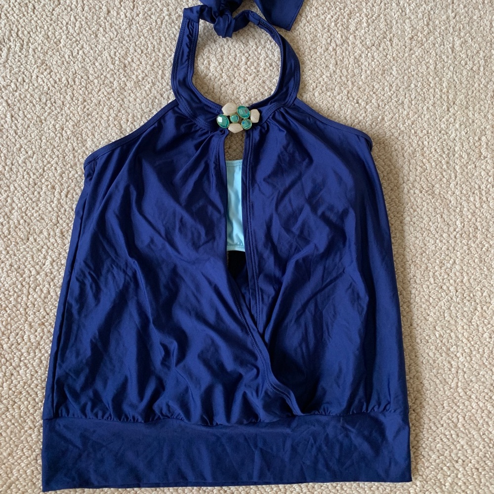 Luxe High-End halter swim top
